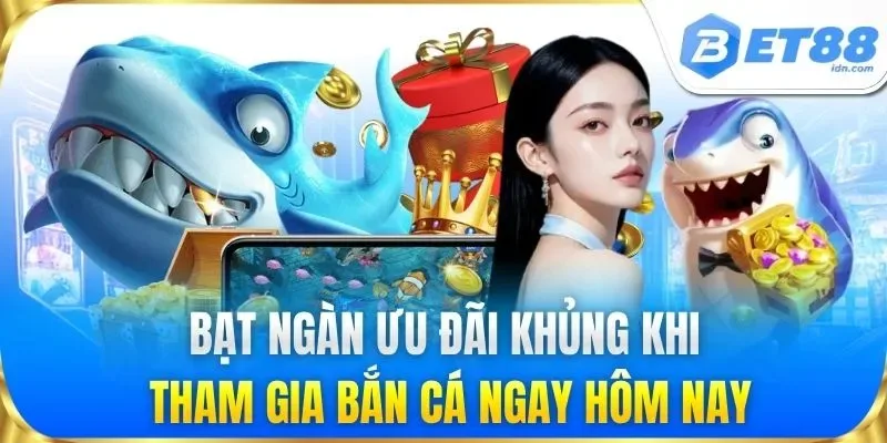 Bạt ngàn ưu đãi khủng khi tham gia bắn cá ngay hôm nay