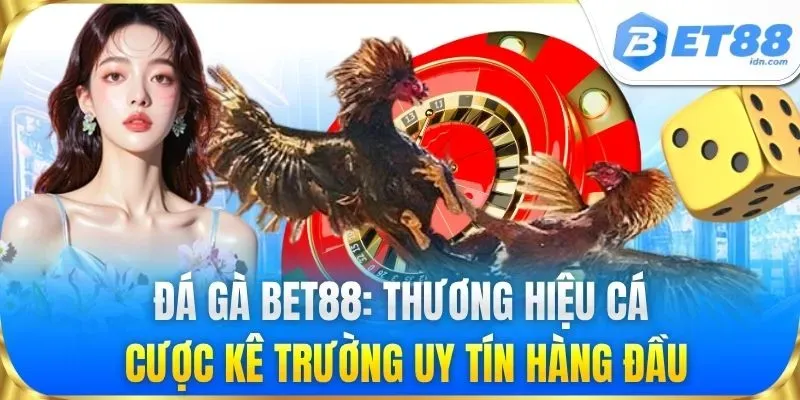 Đá gà BET88: Thương hiệu cá cược kê trường uy tín hàng đầu