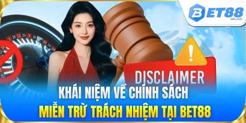 Khái niệm về chính sách miễn trừ trách nhiệm tại nhà cái