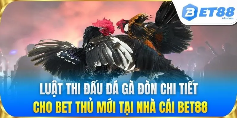 Luật thi đấu đá gà đòn chi tiết